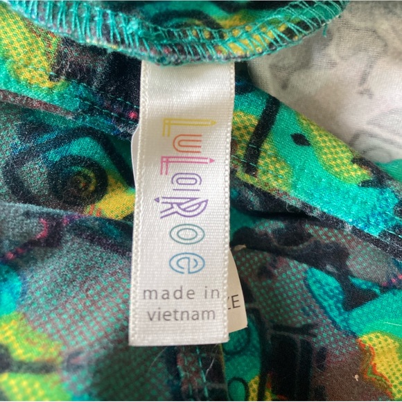 LuLaRoe EUC OS Leggings - Picture 4 of 5